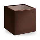 Quadratischer Garten-Couchtisch aus farbigem Polyethylen Made in Italy - Noemi Viadurini