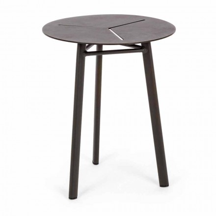 Runder Gartentisch aus Aluminium von Homemotion Design - Nigerio Viadurini