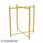 Innen- oder Außen-Couchtisch mit Metallstruktur Made in Italy - Carim Viadurini