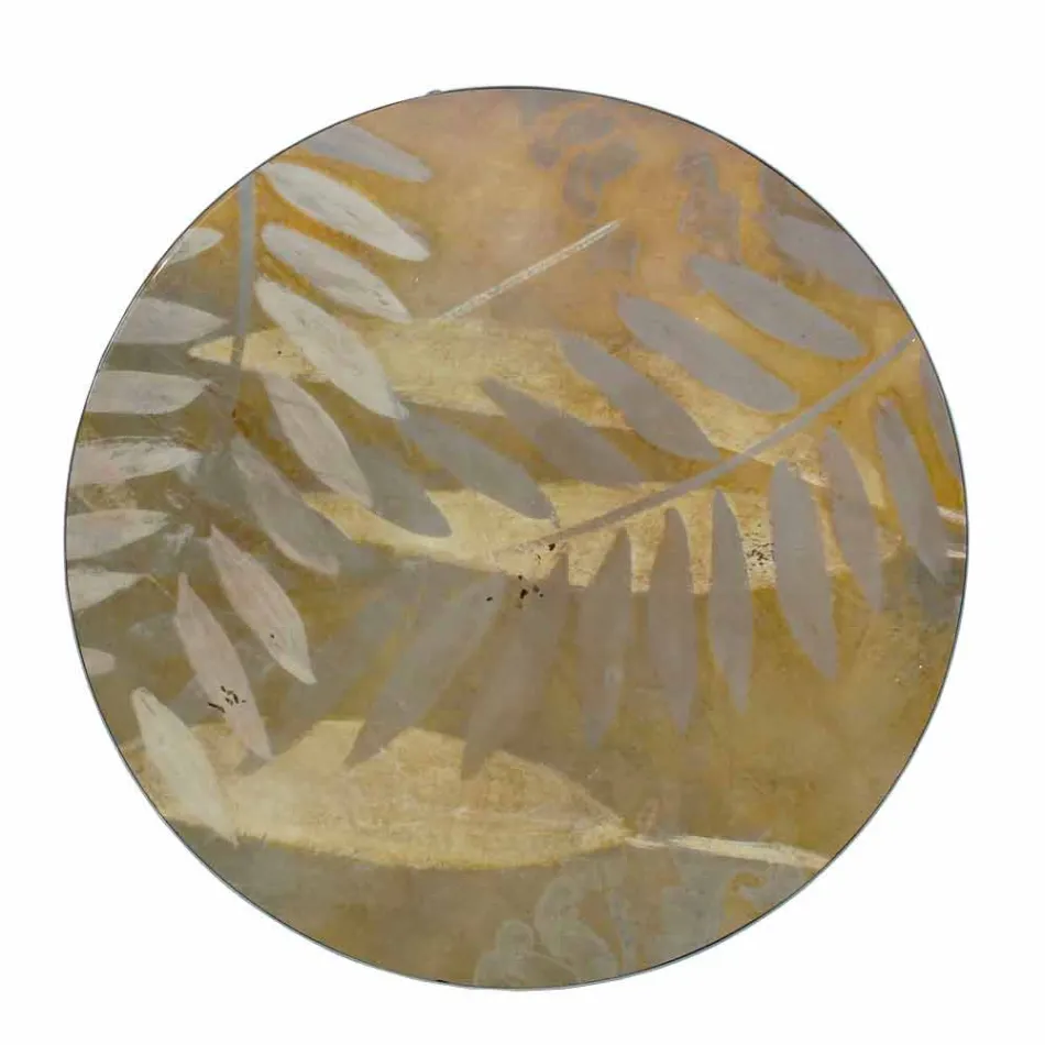 Innen- oder Außen-Couchtisch mit Metallstruktur Made in Italy - Carim Viadurini