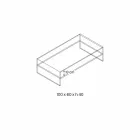 Bridge Couchtisch aus extra klarem Glas Made in Italy - Tifrana Viadurini