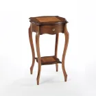 Couchtisch mit 1 Regal und 1 Schublade Made in Italy – Acoran Viadurini