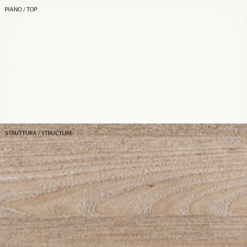 Couchtisch mit ökologischem Holzbehälter – Cripto Viadurini