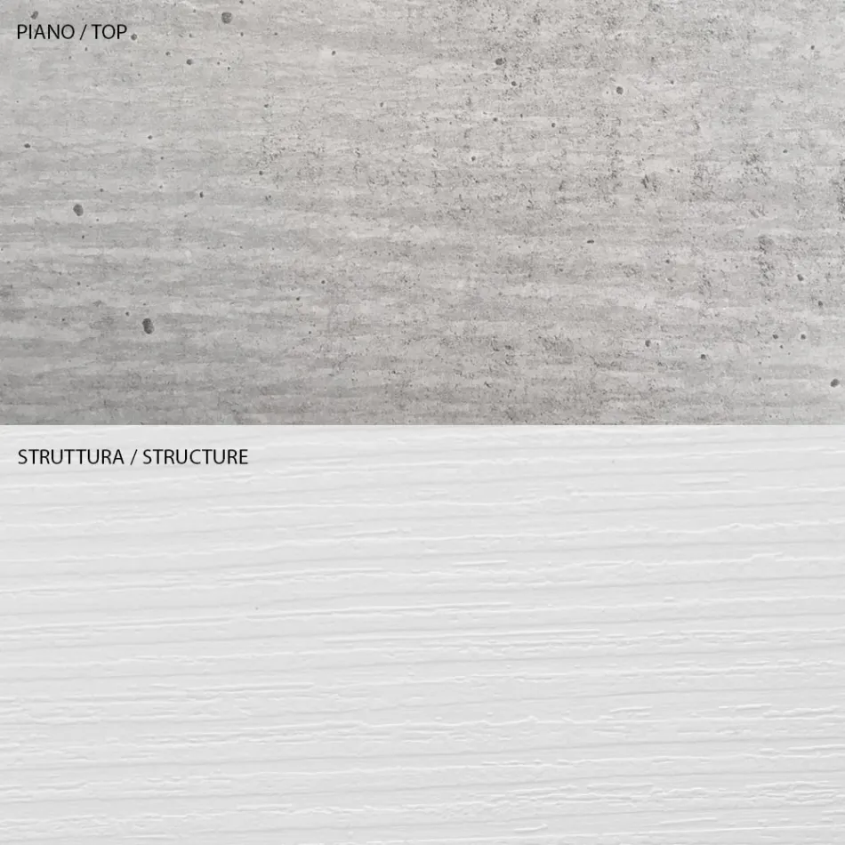 Couchtisch mit ökologischem Holzbehälter – Cripto Viadurini