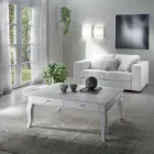 Couchtisch mit massiven Teilen aus Ayous und Linde, hergestellt in Italien – Ära Viadurini