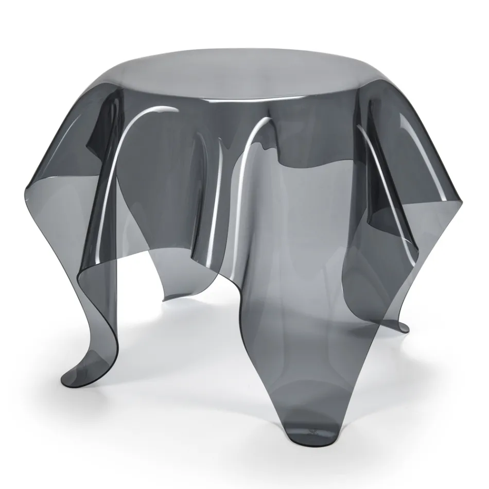 Couchtisch mit Platte und Gestell aus Plexiglas Made in Italy - Brento Viadurini
