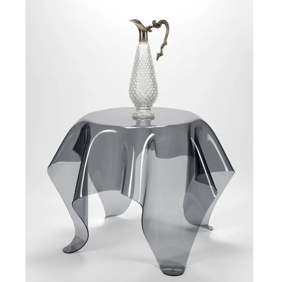 Couchtisch mit Platte und Gestell aus Plexiglas Made in Italy - Brento Viadurini