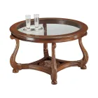 Couchtisch mit Glasplatte, hergestellt in Italien – Sedna Viadurini