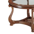 Couchtisch mit Glasplatte, hergestellt in Italien – Sedna Viadurini