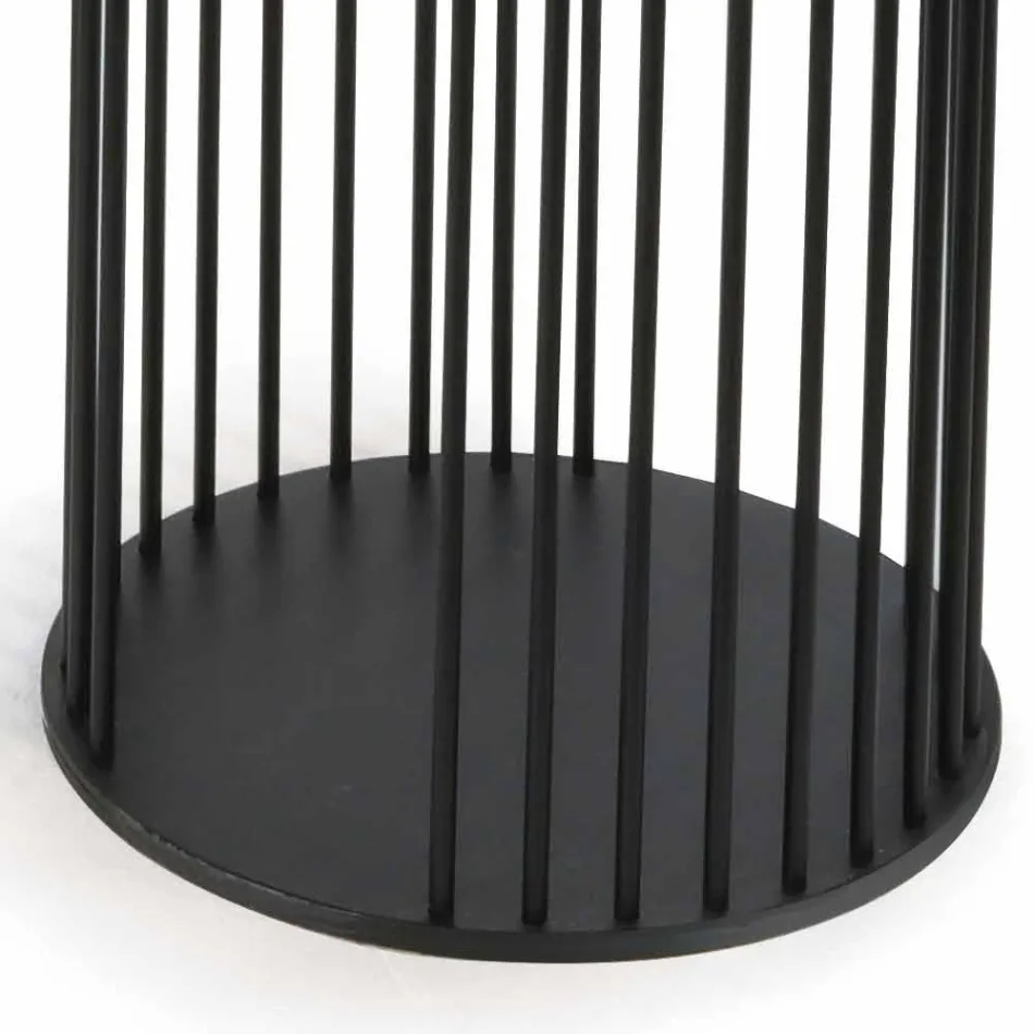 Couchtisch mit runder Keramikplatte Made in Italy - Montebianco Viadurini