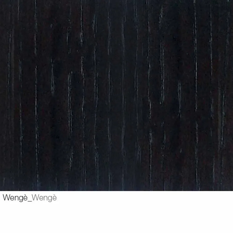 Couchtisch mit runder Holzplatte Made in Italy - Montebianco Viadurini