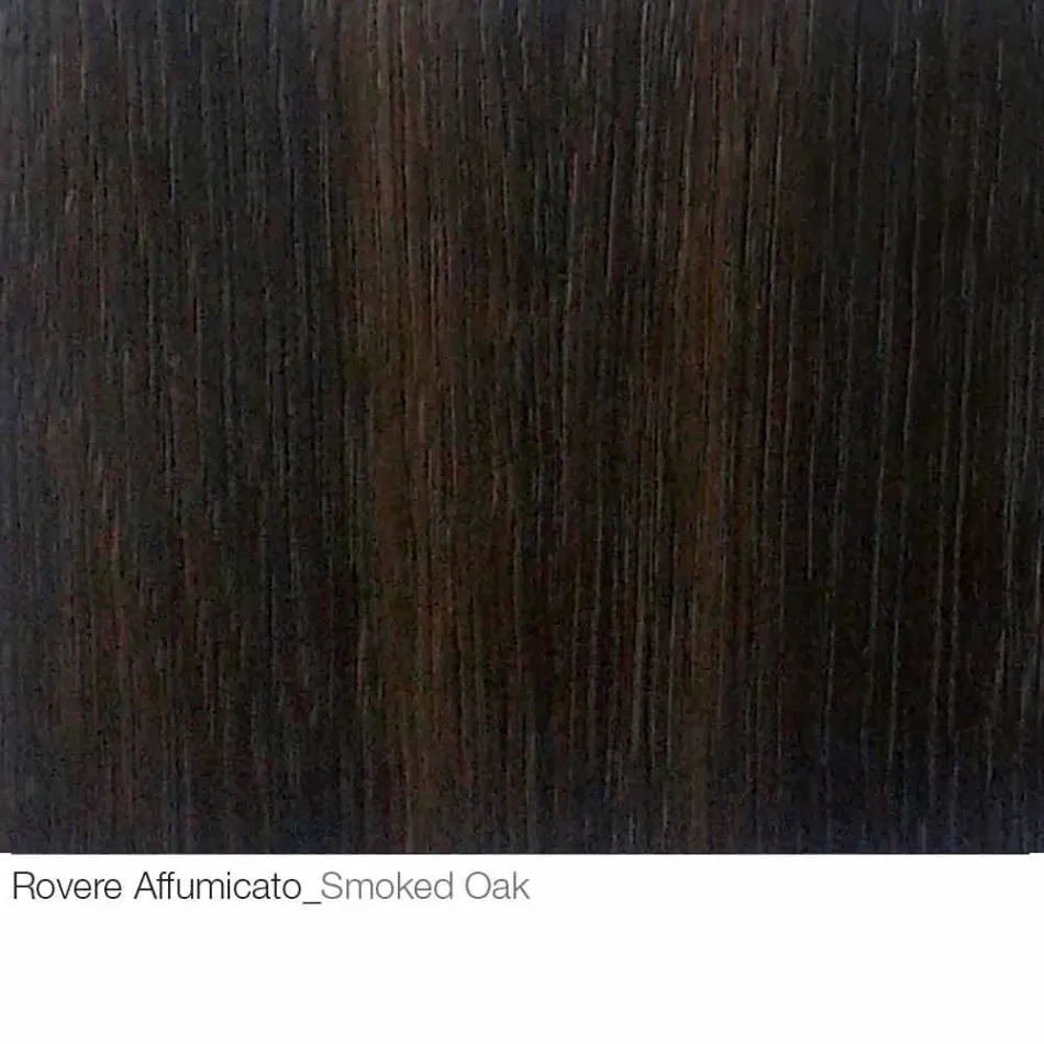 Couchtisch mit runder Holzplatte Made in Italy - Montebianco Viadurini