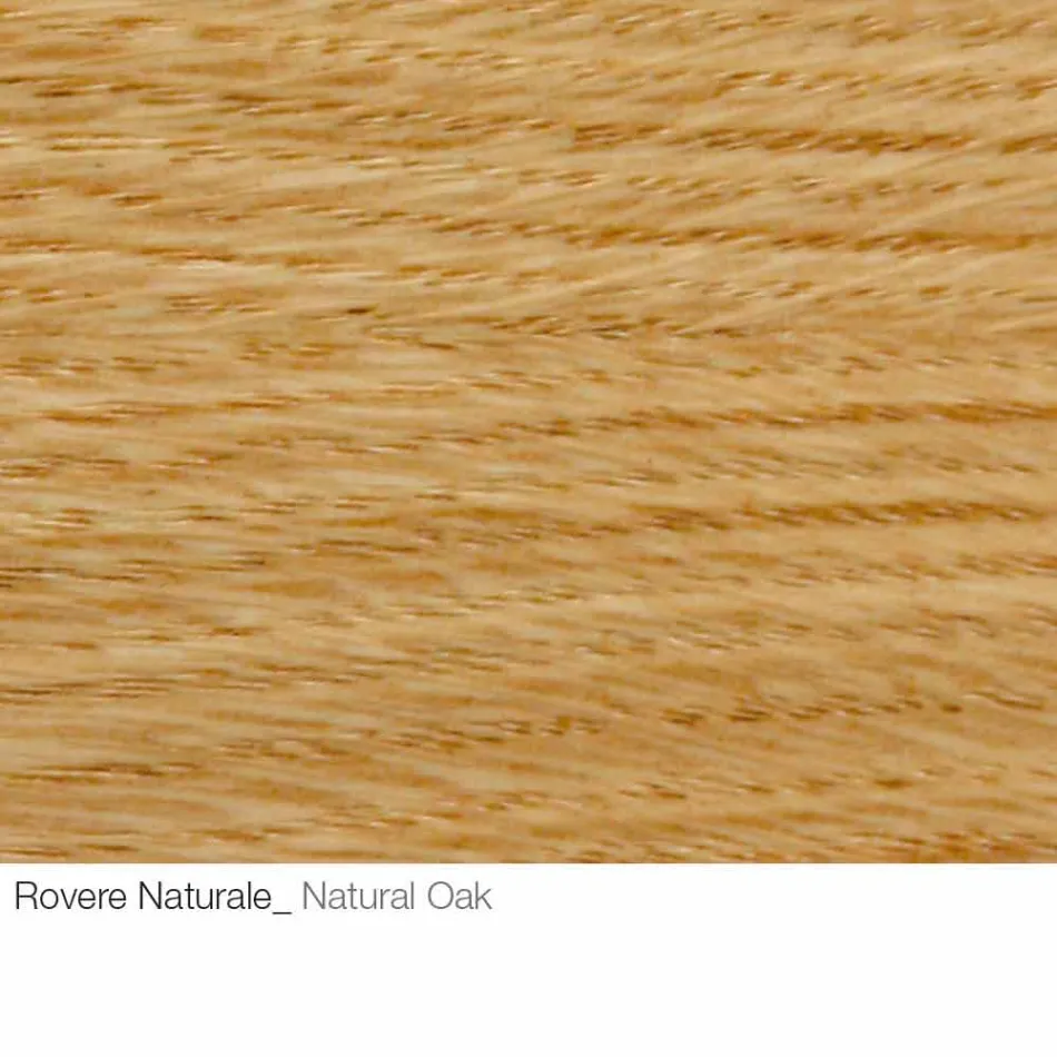 Couchtisch mit runder Holzplatte Made in Italy - Montebianco Viadurini