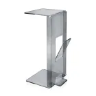 Couchtisch mit Zeitschriftenständer aus Plexiglas, hergestellt in Italien – Belle Viadurini