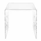 Designer-Couchtisch aus transparentem Plexiglas von Mandas Viadurini