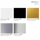 Couchtisch aus extra klarem Kristall und Metall Made in Italy - Livigno Viadurini