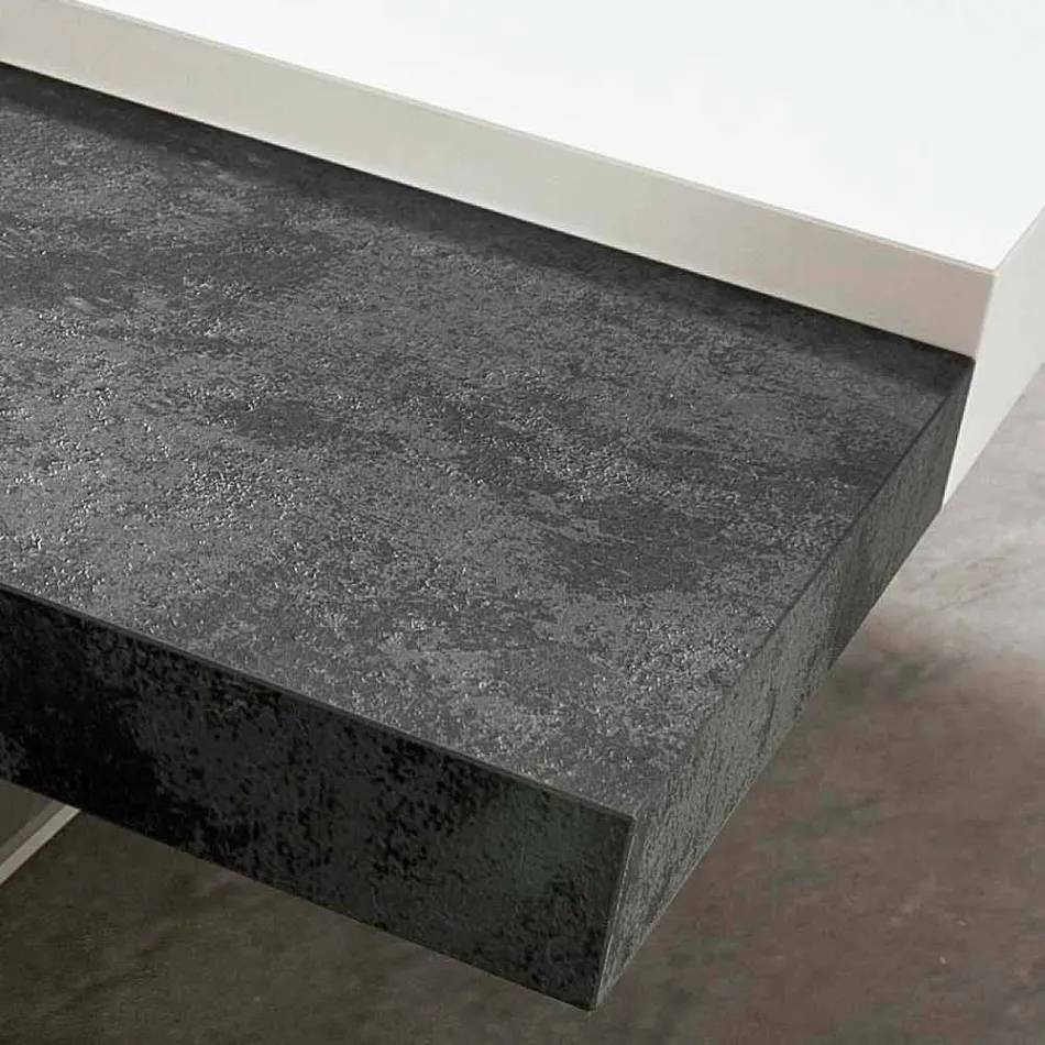 Fenix Couchtisch mit transparenten Füßen Made in Italy - Justin Viadurini