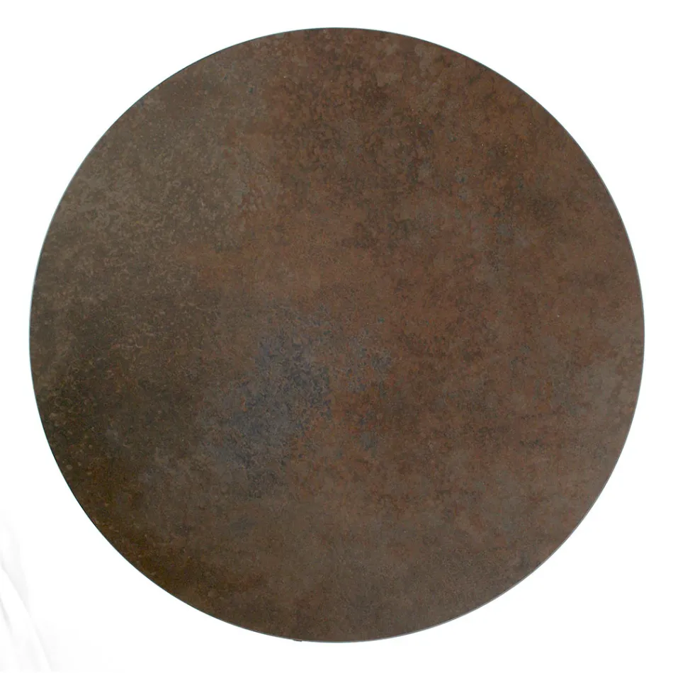 Couchtisch aus Steingut mit Stahlgestell, hergestellt in Italien – Aspira Viadurini