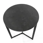 Couchtisch aus Steingut mit Stahlgestell, hergestellt in Italien – Aspira Viadurini