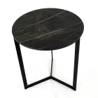 Couchtisch aus Steingut mit Stahlgestell, hergestellt in Italien – Aspira Viadurini