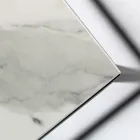 Couchtisch aus Steingut und Stahlgestell, hergestellt in Italien – Birba Viadurini