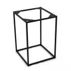 Couchtisch aus Steingut und Stahlgestell, hergestellt in Italien – Birba Viadurini