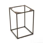 Couchtisch aus Steingut und Stahlgestell, hergestellt in Italien – Birba Viadurini