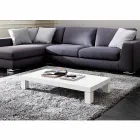 HPL Couchtisch mit Metallbeinen Made in Italy - Nebbiolo Viadurini