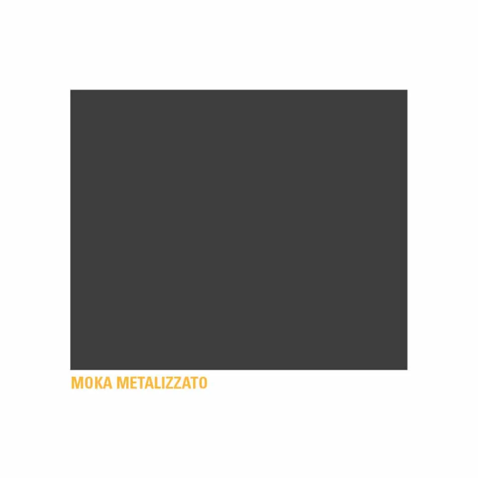 Metall Couchtisch mit Behälter Tablett Made in Italy - Numbo Viadurini