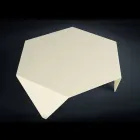 Metall-Couchtisch in der Laser-schneiden Ruche Viadurini