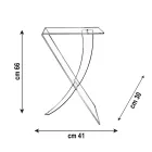 Couchtisch aus Plexiglas aus Virgin Polymer Made in Italy - Elsa Viadurini