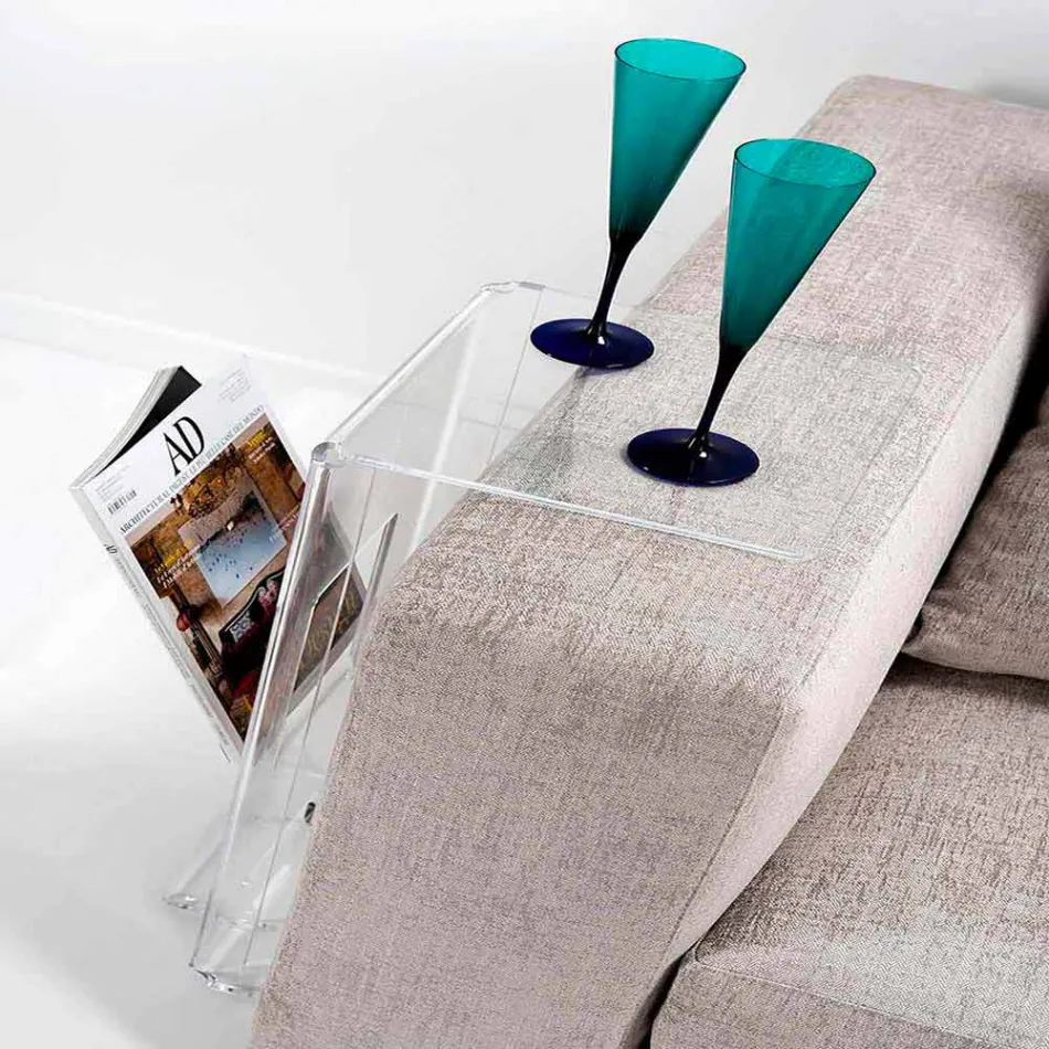 Couchtisch im transparenten PMMA-Design Quero Vas Viadurini