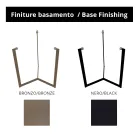 Couchtisch aus Glas mit Stahlgestell, hergestellt in Italien – Aspira Viadurini