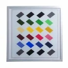 Modernes Kaffee Metall 50x50cm Wohnzimmer Nina, made in Italy Viadurini