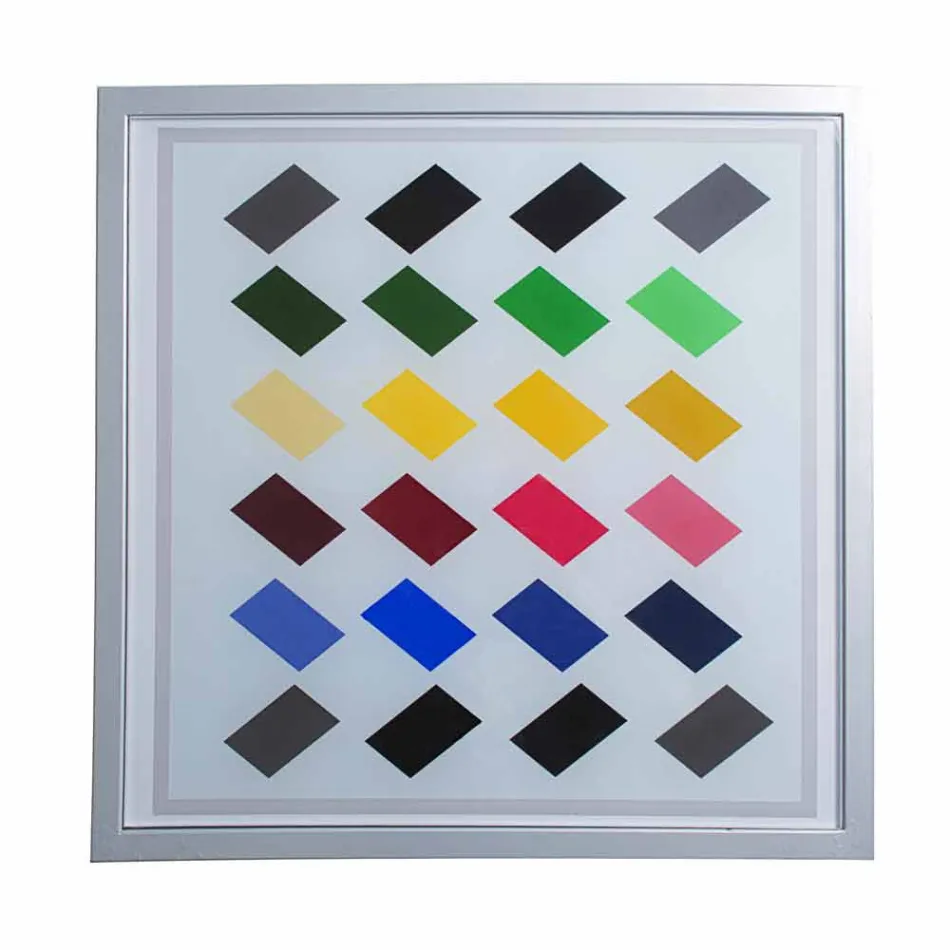 Modernes Kaffee Metall 50x50cm Wohnzimmer Nina, made in Italy Viadurini