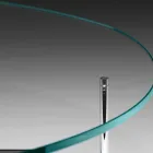 Moderner Couchtisch mit Glasplatte Made in Italy - Cinci Viadurini
