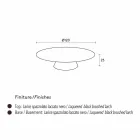 Moderne Couchtisch, schwarz lackiert Lärche Giglio Viadurini