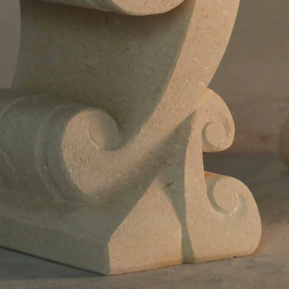 Couchtisch Oval lebendiger Stein und Kristall Design Arachne-S Viadurini