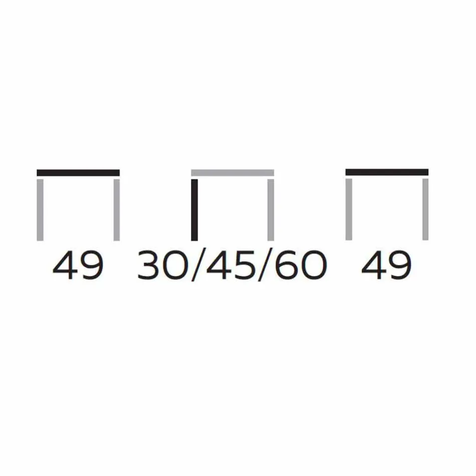 Quadratischer Couchtisch in Gres mit Metallbasis Hergestellt in Italien - Albert Viadurini