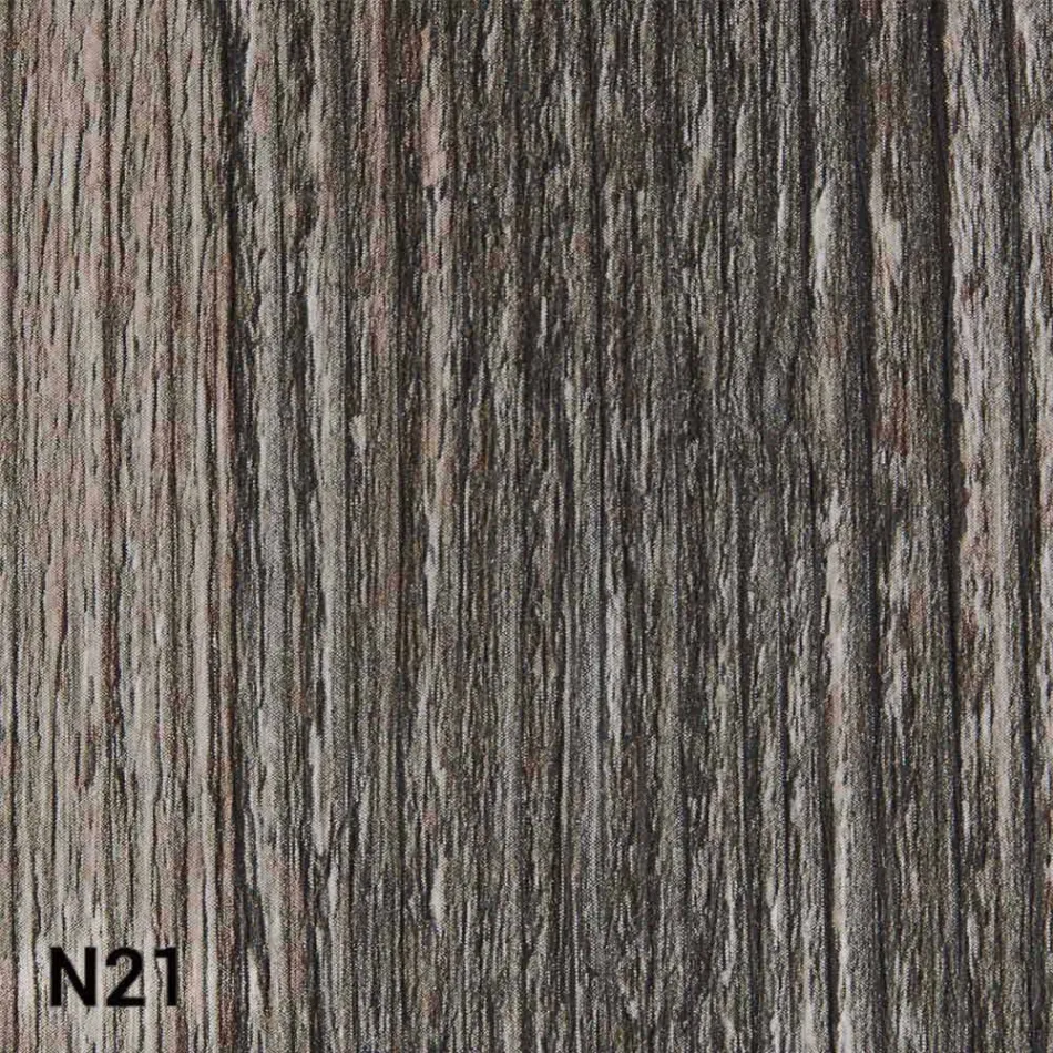 Transformierbarer Couchtisch aus Holz und Metall Made in Italy - Patroclus Viadurini