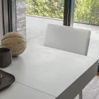 Wandelbarer Couchtisch aus Holz und Metall, Made in Italy - Sanrocco Viadurini