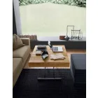 Transformierbarer Couchtisch aus Massivholz Made in Italy - Trabucco Viadurini
