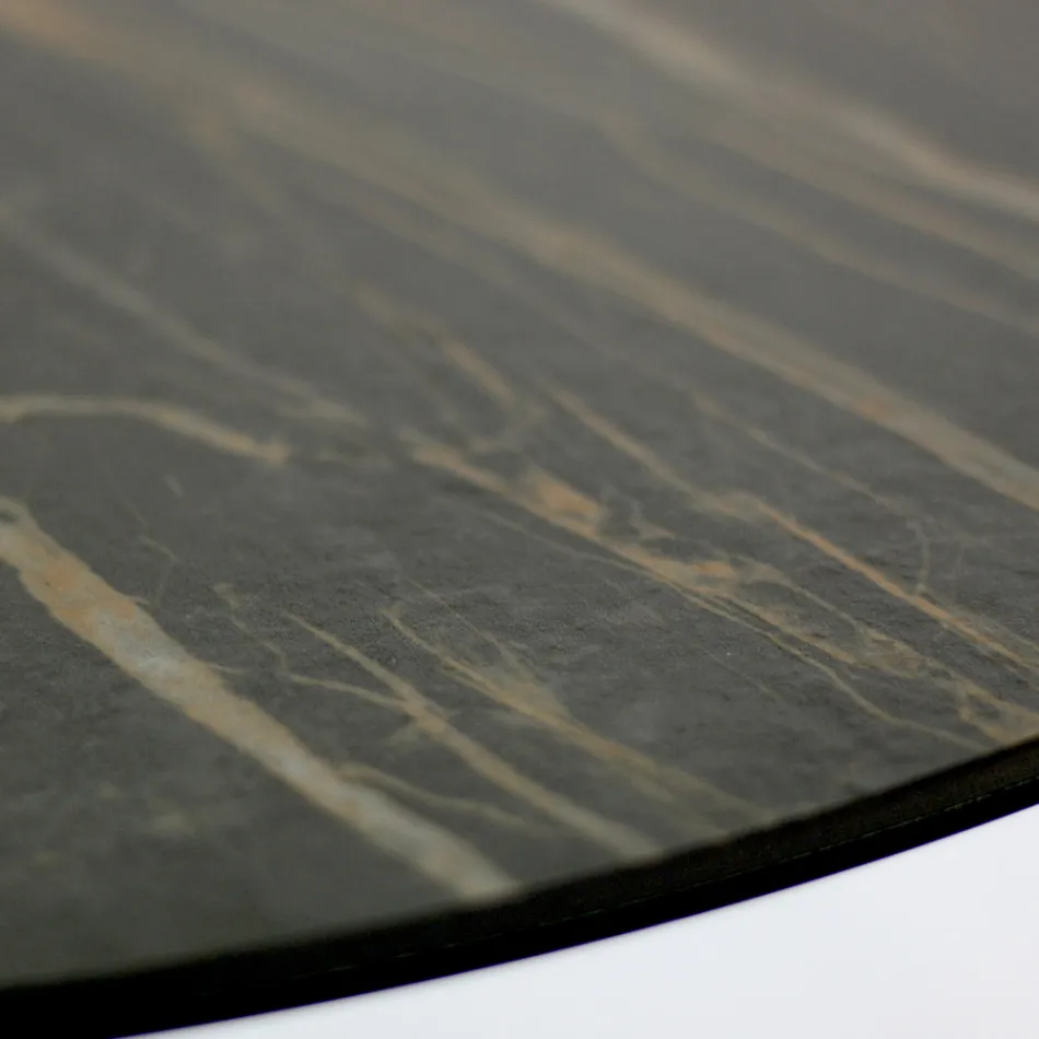 Couchtisch aus Stahl und Feinsteinzeug, hergestellt in Italien – Aspira Viadurini