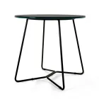 Runder Couchtisch mit Platte aus Feinsteinzeug, hergestellt in Italien – Paini Viadurini