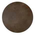 Runder Couchtisch aus Stahl und Steingut, hergestellt in Italien – Alisea Viadurini