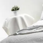 Moderner Beistelltisch aus weißem Plexiglas Otto, made in Italy Viadurini