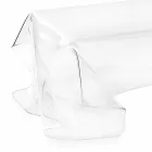 Moderner Beistelltisch aus transparentem Plexiglas drapiert Asien Viadurini