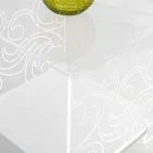 Designer Plexiglas Couchtisch mit LED-Leuchte aus Italien, Chiusi Viadurini