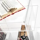 Designer Plexiglas Couchtisch mit drei Regalen aus Italien, Gosto Viadurini