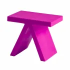 Schieben Sie den farbigen geometrischen Couchtisch für den Innenraum in Italien Viadurini